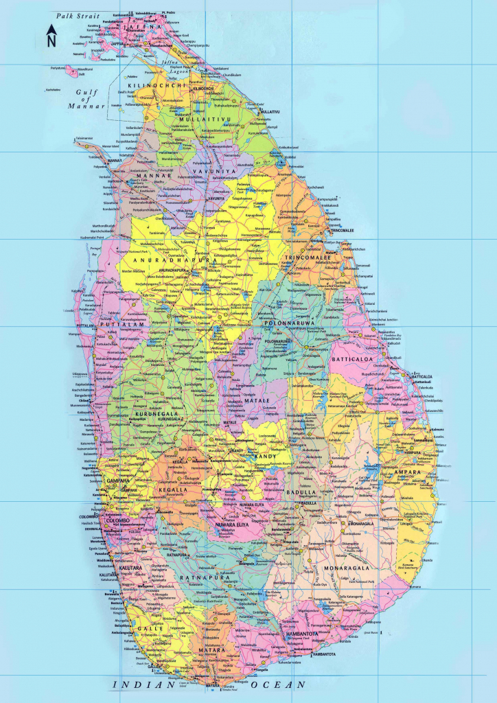 Sri Lanka Maps | Printable Maps Of Sri Lanka For Download in Printable Map Of Sri Lanka