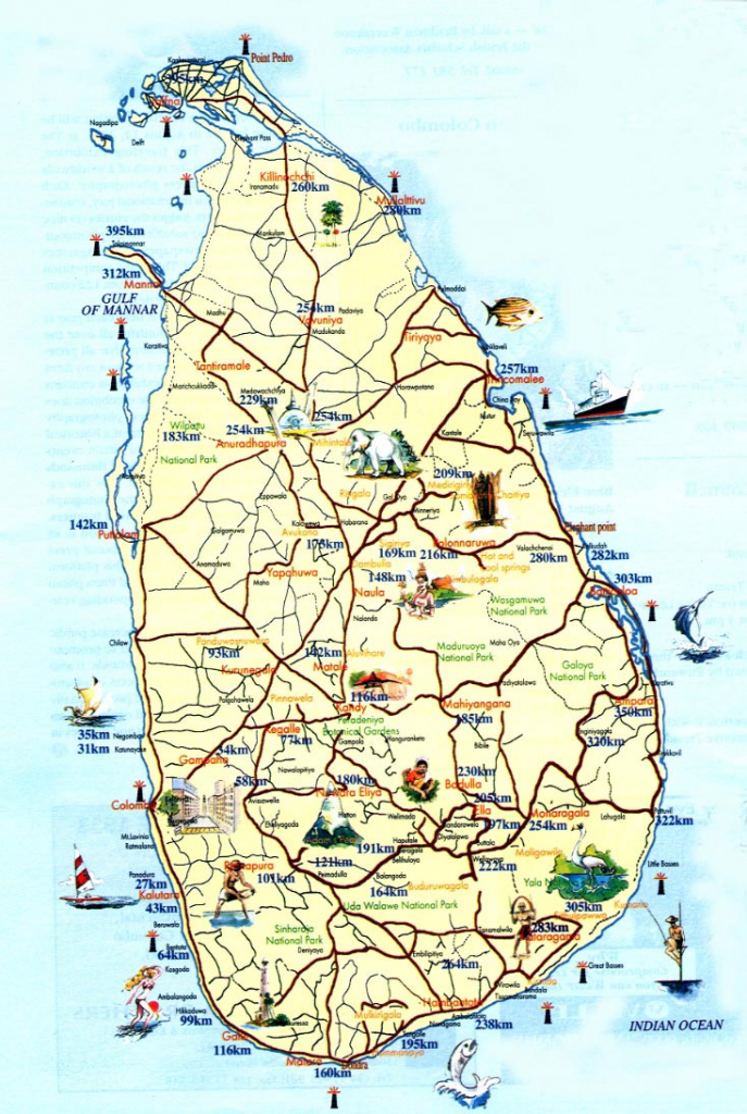 Sri Lanka Maps | Printable Maps Of Sri Lanka For Download with regard to Printable Map Of Sri Lanka