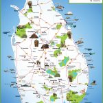 Sri Lanka Travel Map With Printable Map Of Sri Lanka