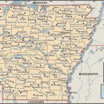 State And County Maps Of Arkansas With Printable Map Of Arkansas