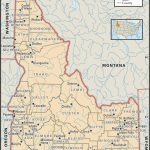 State And County Maps Of Idaho In Washington State Counties Map Printable