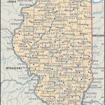 State And County Maps Of Illinois For Printable Map Of Illinois