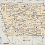 State And County Maps Of Iowa For Printable Iowa Road Map