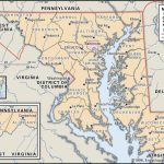 State And County Maps Of Maryland Inside Printable Map Of Maryland