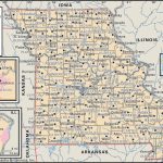 State And County Maps Of Missouri Within Printable Map Of Missouri