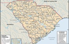 South Carolina County Map Printable