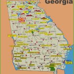 State Map Of California Cities Printable Georgia State Maps Usa Regarding Georgia State Map Printable