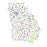 States Map With Cities. Printable Map Of Georgia   States Map With Within Georgia Road Map Printable