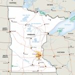 Stock Vector Map Of Minnesota | One Stop Map Inside Printable Map Of Minnesota