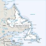 Stock Vector Map Of Newfoundland And Labrador | One Stop Map Within Printable Map Of Newfoundland
