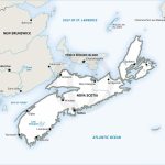Stock Vector Map Of Nova Scotia | One Stop Map In Printable Map Of Nova Scotia
