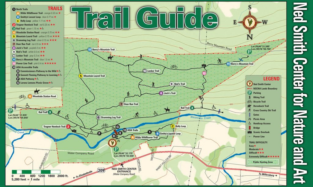 Susquehanna State Park Printable Hiking Maps