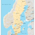 Sweden Maps | Printable Maps Of Sweden For Download Regarding Printable Map Of Sweden