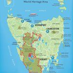 Tasmania Maps | Australia | Maps Of Tasmania (Tas) Intended For Printable Map Of Tasmania