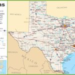 Texas Highway Map With Printable Texas Road Map