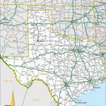 Texas Road Map With Regard To Printable Texas Road Map