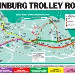 The Gatlinburg And Pigeon Forge Trolley   Dw Parks And More Regarding Printable Map Of Pigeon Forge Tn