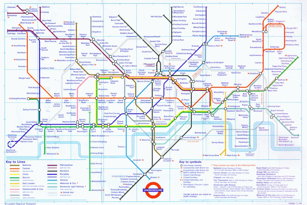 The London Tube Map Archive With Printable London Tube Map Pdf 1024x682 