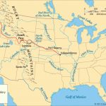The Oregon Trail On A Map And Travel Information | Download Free The Regarding Printable Map Of The Oregon Trail