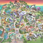 Theme Park Brochures Sea World San Diego   Theme Park Brochures Regarding Printable Sea World San Diego Map