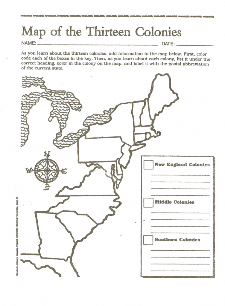Thirteen Colonies | Map Of The Thirteen Colonies | Paul Revere with New England Colonies Map Printable