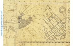 This Is A Copy Of The Marauders Map, 36 Scans Stitched Together In within Marauder&#039;s Map Replica Printable