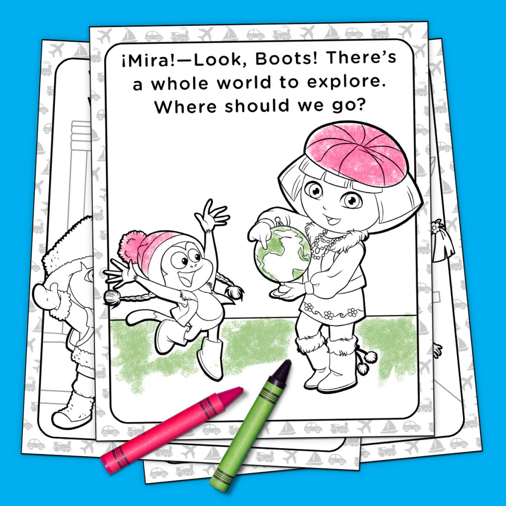 Top 10 Dora The Explorer Printables Of All Time | Nickelodeon Parents throughout Dora Map Printable