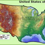 Topographic Map Eastern Us Inspirationa United States East Coast Map With Regard To Printable Topographic Map Of The United States