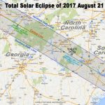 Total Eclipse Of The Sun: August 21, 2017 With Printable Eclipse Map