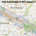 Total Eclipse Of The Sun: August 21, 2017 Within Printable Eclipse Map