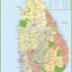 Tourist Map Of Sri Lanka In Printable Map Of Sri Lanka