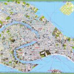Tourist Map Of Venice City Centre With Regard To Printable Map Of Venice Italy
