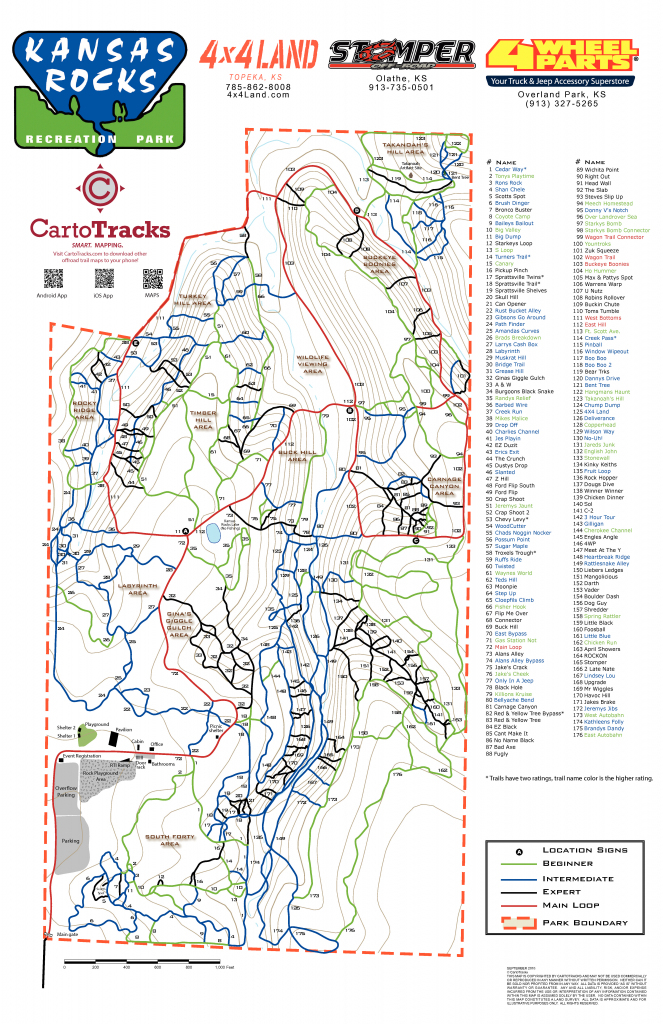 Trail Maps - Ks Rocks Parkks Rocks Park with Printable Trail Maps