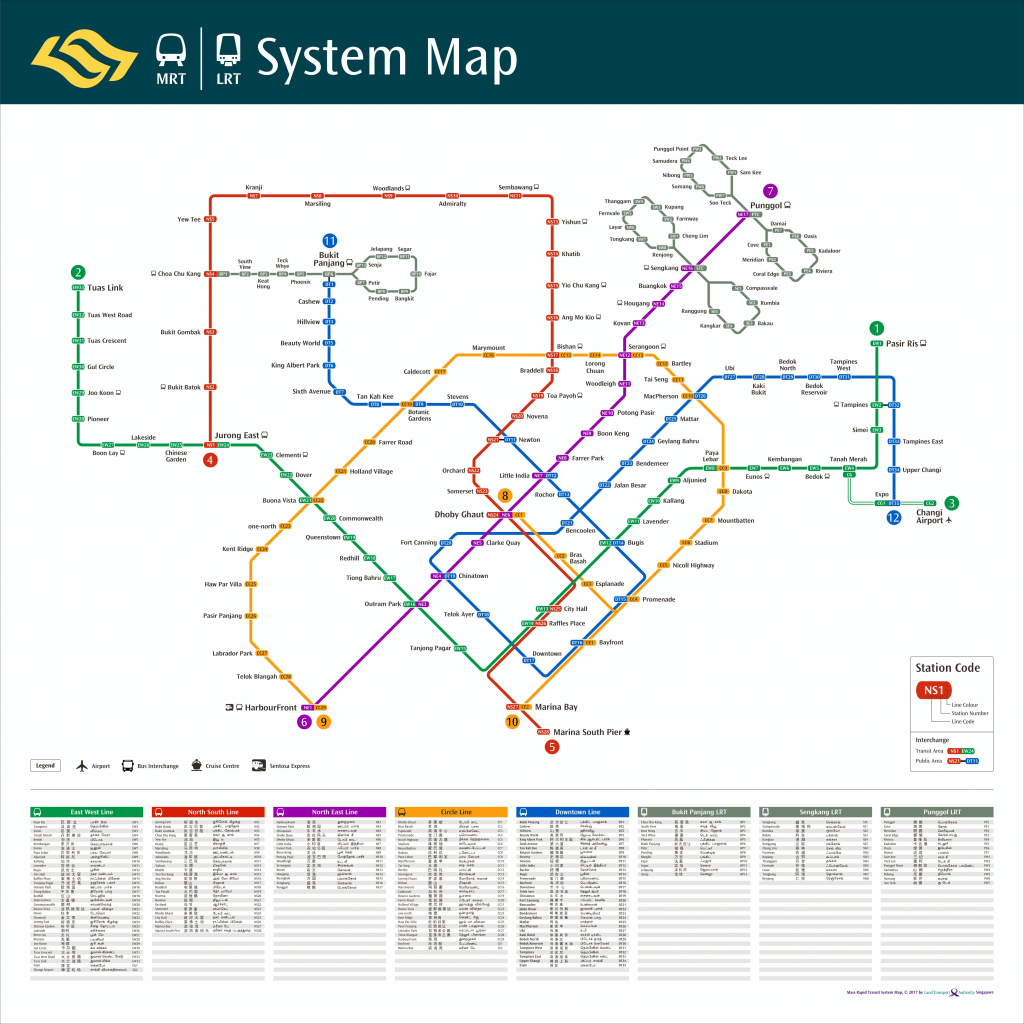 Train System Map | Mrt &amp;amp; Lrt Trains | Public Transport | Land inside Singapore Mrt Map Printable