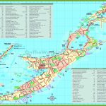 Travel Map Of Bermuda With Attractions Inside Printable Map Of Bermuda