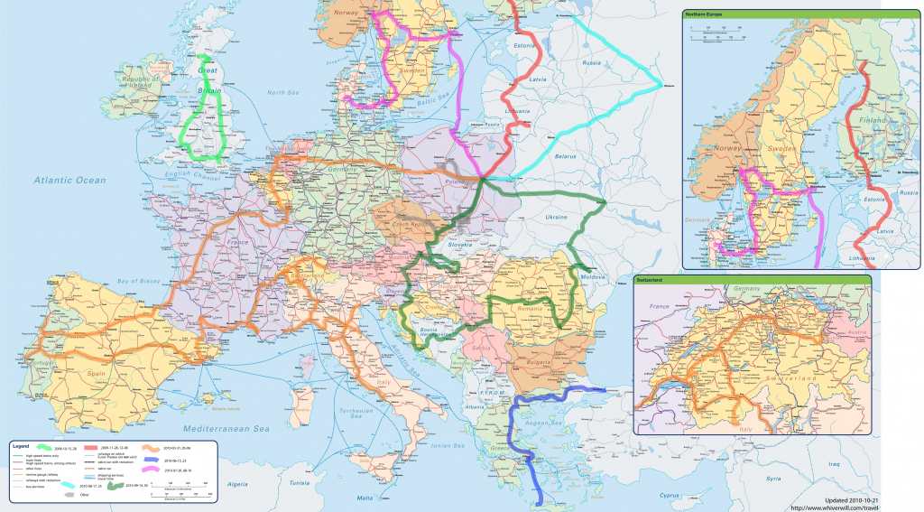 Travel Maps Of Europe ~ Cinemergente within Europe Travel Map Printable