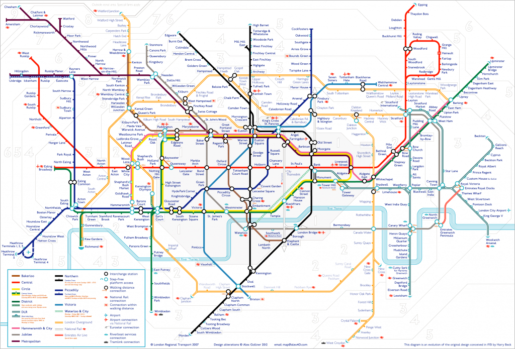 Tube Map | Alex4D Old Blog with Central London Tube Map Printable
