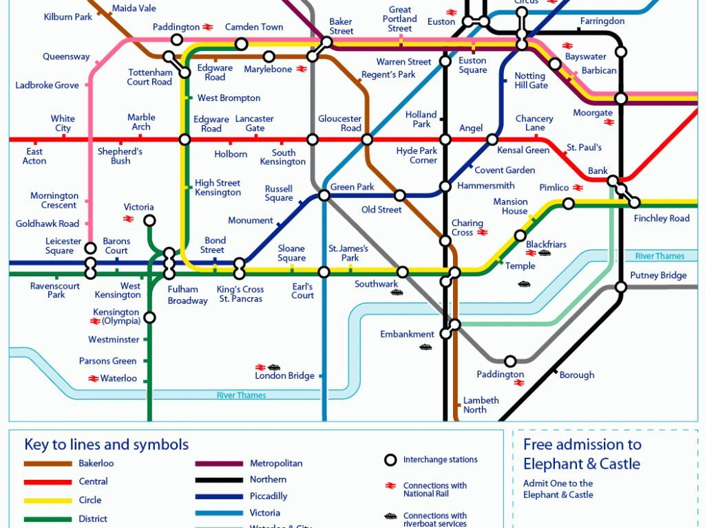 Tube Map Central London - Hoangduong throughout Central London Tube Map Printable