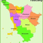 Tuscany Provinces Map Regarding Printable Map Of Tuscany