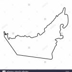 Uae Map Stock Photos & Uae Map Stock Images   Alamy For Outline Map Of Uae Printable