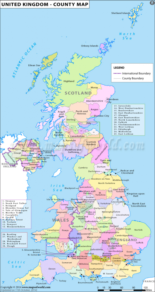 Uk Counties Map | Map Of Counties In Uk | List Of Counties In United throughout Printable Map Of Uk Counties