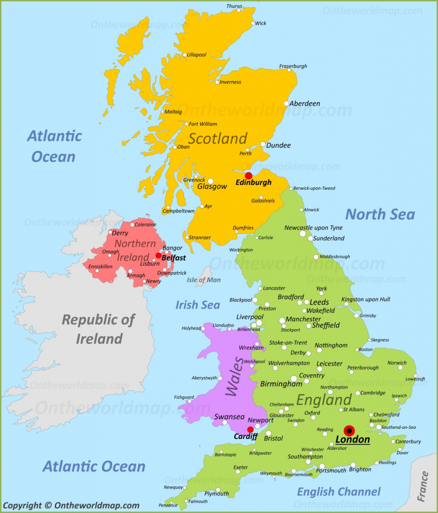 Uk Maps | Maps Of United Kingdom for Printable Map Of England