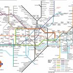 Underground: London Metro Map, England For Printable Map Of The London Underground