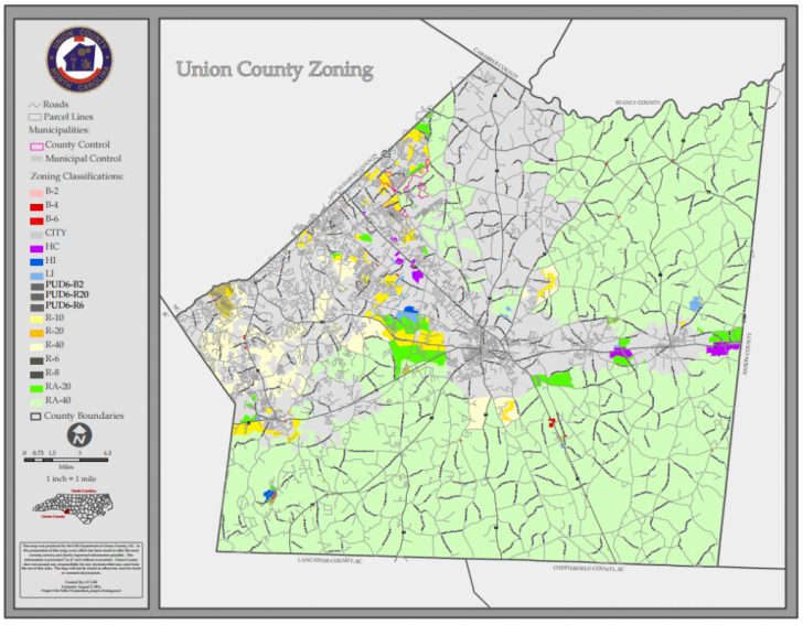 Union County :: Standard Maps Inside Printable Nc County Map ...