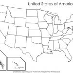 United States Blank Map Quiz Printable Valid United States Blank Map With Blank Us Map Quiz Printable