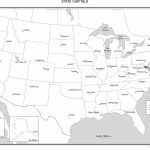 United States Labeled Map In Map United States Of America Printable