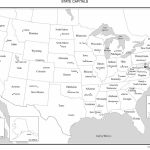 United States Labeled Map In Us Map With States Labeled Printable