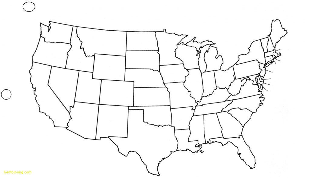 United States Map Blank Outline Fresh Free Printable Us Map With in Free Printable Outline Map Of United States