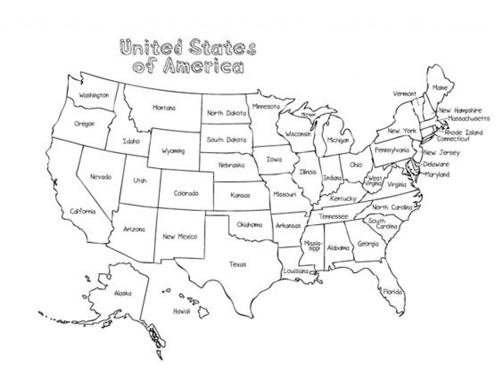 United States Map Coloring Page | Best Free Coloring Pages Site in Printable Us Map For Kids