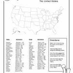United States Map Quiz 3Rd Grade Valid Printable Map Skills For Map Skills Quiz Printable